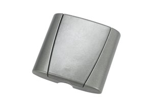 Optima metal cover assembly, without lock, satin nickel