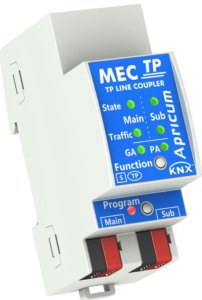 Apricum MECtp - KNX LineArea Coupler, 2SU, REG