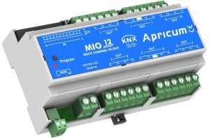 Apricum MIO12 - (KNX) Switch Actuator 12-fold with integrated binary input 12-fold, 9SU, REG